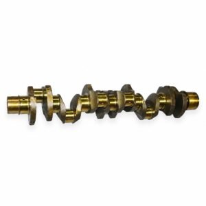 Weichai WD615 crankshaft 61500020024 reference photo showing the complete side profile, journals and counterweights