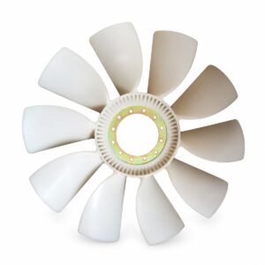 Weichai cooling fan 612600060215 with 10 plastic blades and central mounting ring