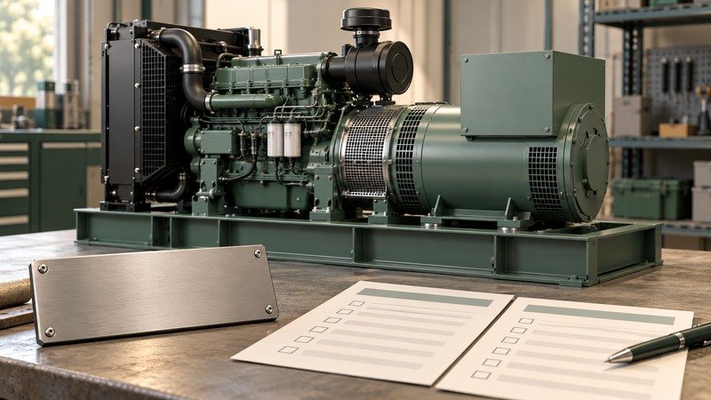 Conceptual generator electrical rating and specification review