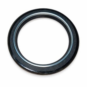 Weichai front crankshaft oil seal 612630010106 showing the black sealing face and silver inner rim