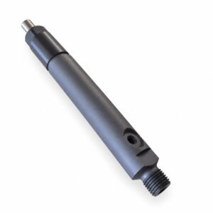 Weichai fuel injector 61560080276 angled view showing threaded end and round side port