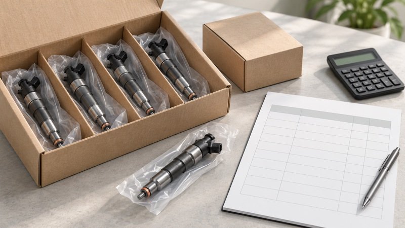 Conceptual individually packed injectors and itemized quantity records