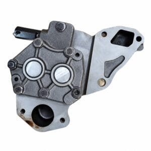 Weichai oil pump 612600070299 reference photo showing housing, mounting holes and oil ports