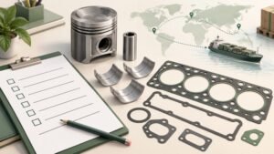 Conceptual illustration of planning an engine overhaul parts order