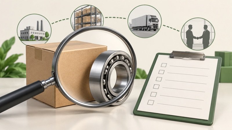 Conceptual review of supplier evidence and engine parts traceability
