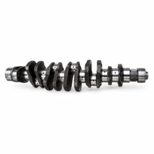 Weichai WP10 crankshaft 612600020005 reference image with polished journals, counterweights and end gear